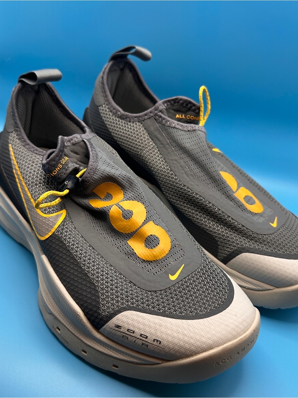 Nike ACG Zoom Air AO Smoke Grey Amarillo CT2898-002 Mens 6 Womens 7.5